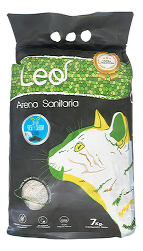 Leo Arena Sanitaria Para Gatos 7 Kg x 7kg de peso neto