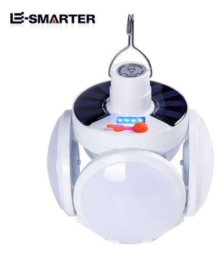 Lampara Recargable Solar Tipo Balón Con Control Remoto.