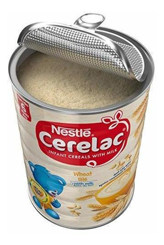 Imagen 5 de 5 de Nestle Cerelac, De Trigo Con Leche, 2,2 Libras.