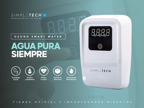 Imagen 2 de 9 de Ozonizador Purificador De Agua Para Grifo Lampara Uv Regalo