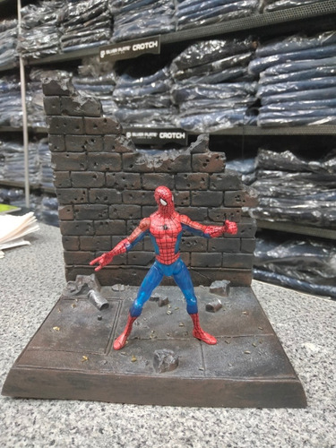 Marvel Spiderman, Peter Parker, Azul Translúcido, 4 Pulgadas (Usado)