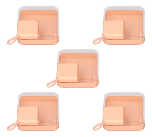 Estuche Para Maquillaje, 5 Unidades, Soporte Para Polvo, Rec