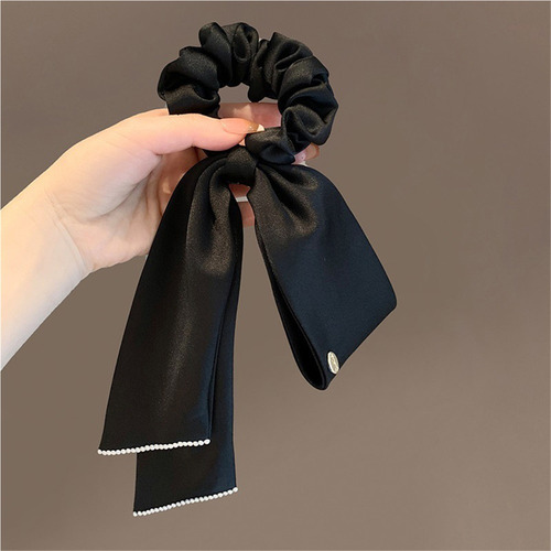 Corbata Para El Pelo Con Pañuelo De Seda Con Lazo Deportivo