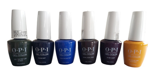 Lote X6 Opi Gel Color Semipermanente Originales (leer Des)