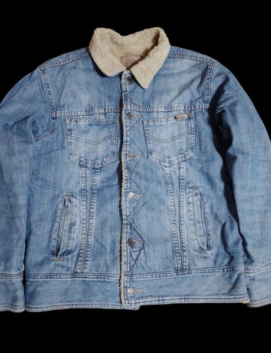Campera Narrow Orig Jean C/corderito Talle M Medidas En Desc (Usado)