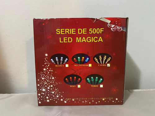 Serie De 500 Focos Led Magica (luz Cálida)