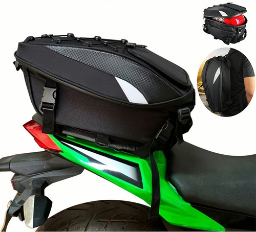 Bolso De Gran Capacidad Para Casco De Motocicleta