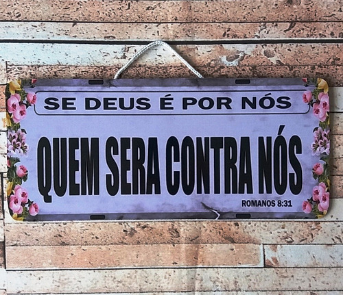 Imagem 9 de 10 de 4 Placas Decorativas Tipo Placa De Carro Frases Area Lazer