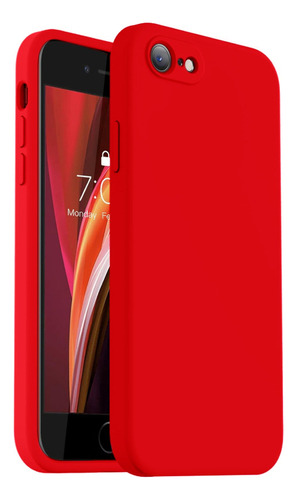 Silicona Icase Rojo Candy - iPhone 7 / 8 / Se 2020