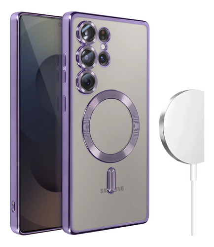 Funda Para Samsung S23ultra S23 Ultra Protector Lente Violeta S23 Ultra