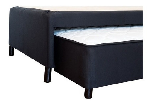 Sommier 1 Plaza 90x200 Dual Lc La Cardeuse Color Blanco