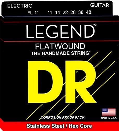 Dr Strings Fl-11 flatwound Cuerdas Para Guitarra Eléctrica