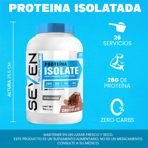 Proteína Seven Suplements 1 Kg Varios Chocolate