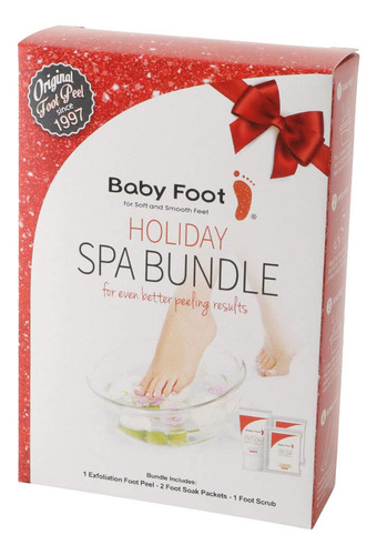 Baby Foot Paquete De Spa Versión Festiva  Exfoliante Or.