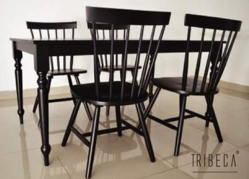 Imagen 3 de 8 de Mesa Laqueada Windsor 140x80 Importada + C