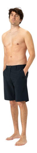 Short Quiksilver Hombre Union Amphibian Negro Casual