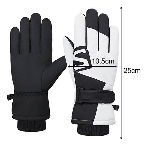 Guantes De Esquí De Invierno Guantes De Esquí De Negro