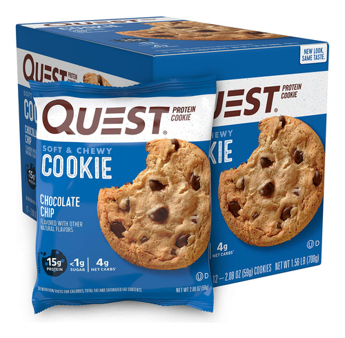 Galleta De Protenas Quest Nutrition, Aptas Para La Dieta Ket