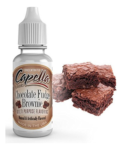 Capella Flavor Drops Brownie De Dulce De Chocolate 0.4 Fl Oz