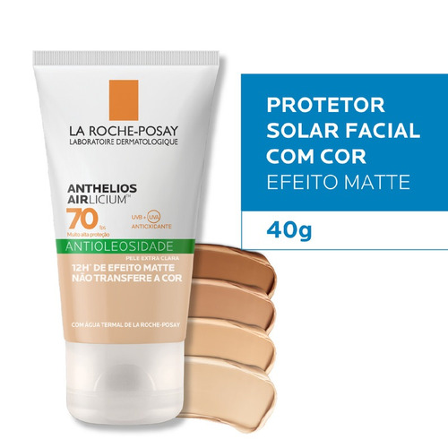 Imagem 1 de 9 de Protetor Solar Antioleosidade Fps70 Extra Clara La Roche