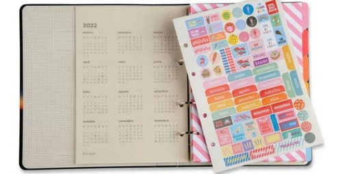 Caderno Fichário Arg. 12 Mat.-todas Juntas-tobogã-cicero