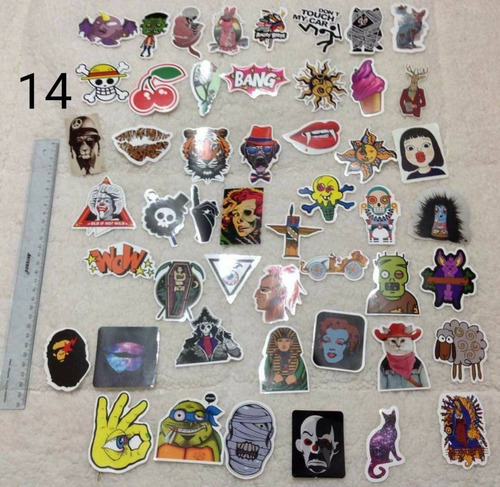 Imagen 8 de 8 de Stickers Para Carros, Skates, Bicicletas, Laptop, Cuaderno..