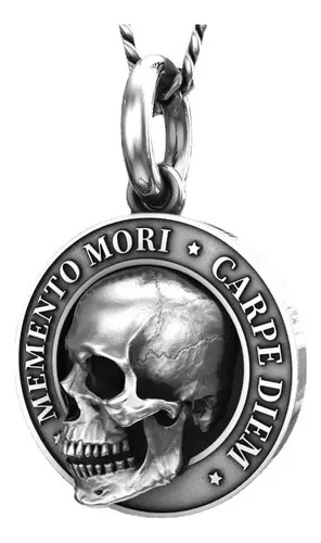 Dije Collar Craneo Acero Inoxidable Hombre Estilo Vintage