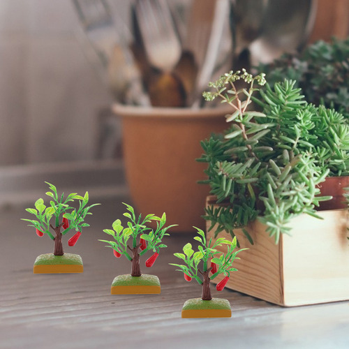 Maqueta De Árbol Frutal Artificial Para Decoración De Jardín
