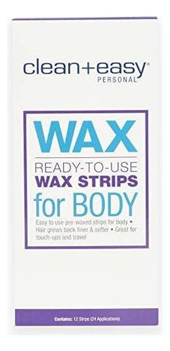 Bandas De Cera - Clean + Easy Ready- To- Use Pre-waxed S