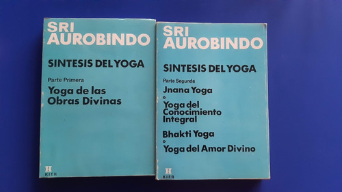 Libro Sintesis Del Yoga Ed 2 Tomos - Sri Aurobindo