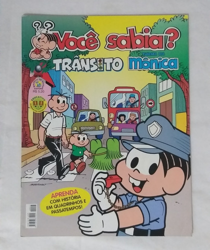 Turma Da Mônica Revista Você Sabia Trânsito N 17 Passatempos (Usado)