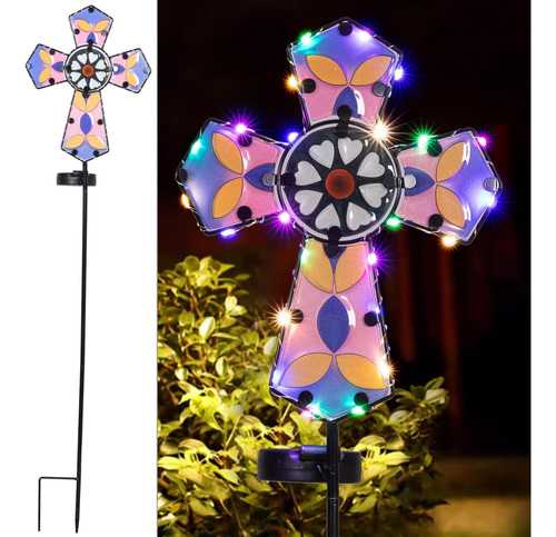 Luces Solares Estaca Jardín 38 Colores Decoración Impermeabl