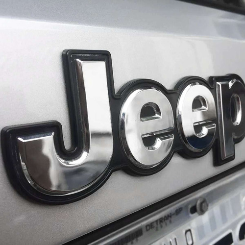 Letreiro Cromado Logomarca Jeep Renegade Traseiro Ano 2022