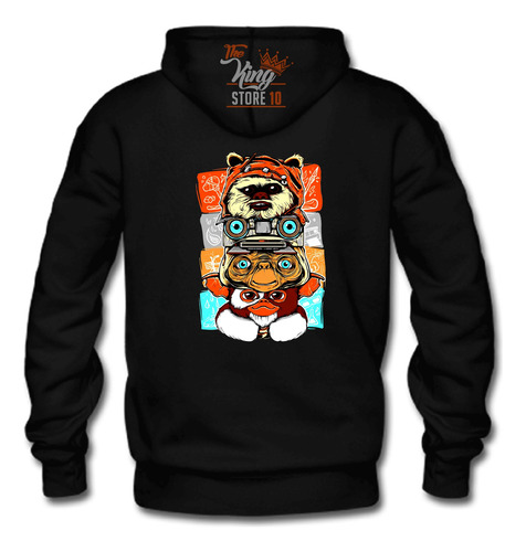 Poleron Con Cierre, Tee, Gizmo, Et, Ewok, Iconos Clasicos Peliculas, Fans, Xxxl
