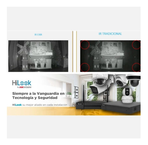 Imagen 5 de 5 de Cámara Seguridad Analógica Hilook 1mp Ir20m Exir Domo Metal