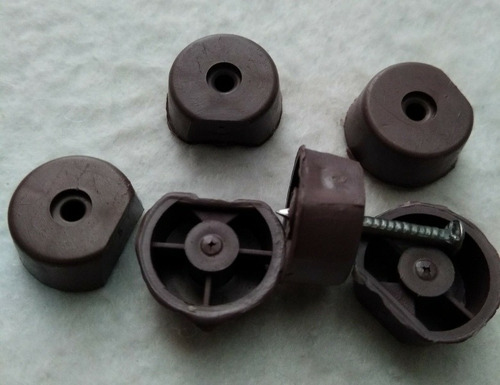 Soporte Plástico Marrón Para Entrepaños