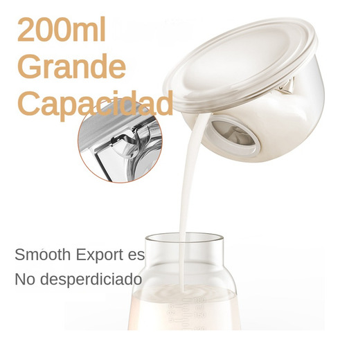 Extractor De Leche Eléctrico Portátil Invisible Electric Manos Libres 3 Modos 9 Niveles Rosa Hewo