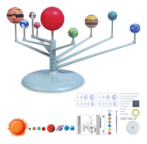 Planetario C Diy Modelo Del Sistema Solar Nine Planets Astro