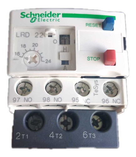 Relevador De Sobrecarga Schneider Lrd22 16- 24a Poliequipos
