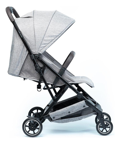 Carrinho de Bebe Passeio Portátil Mini Cinza Kikkaboo
