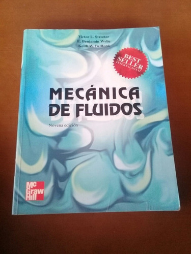 Libro Mecánica De Fluidos. 9na Edición. Streeter 