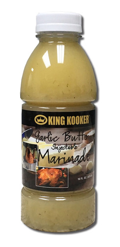King Kooker 96048 - Mantequilla De Ajo Con Hierbas Inyectabl
