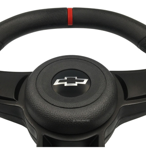 Volante Evolution Anel Vermelho Gm Corsa Frente Montana 2003