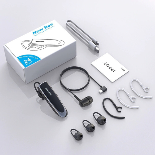 Imagen 4 de 8 de Manos Libres Auricular Bluetooth 24 Horas De Batería