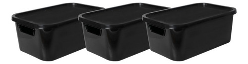 Pack X3 Cajas Canastos Organizadores Bosco Bari Nº 7 Con