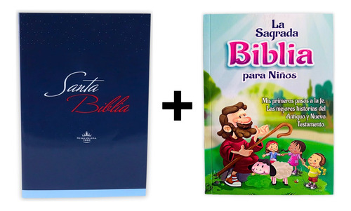 Pack Biblia Reina Valera + La Sagrada Biblia Para Niños