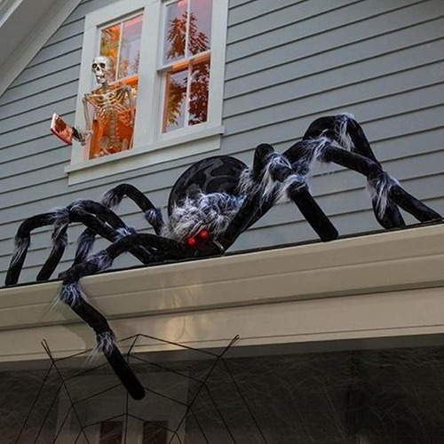 Araña De Peluche De Halloween, Araña Negra Grande, Araña