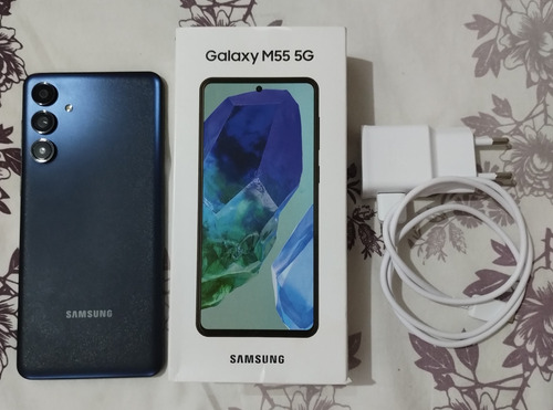 Samsung Galaxy M55 5g Dual Sim 256 Gb Azul Escuro 8 Gb Ram Azul-marinho