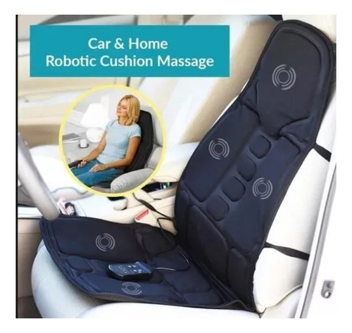 Cojín Masaje Robótico Asiento Auto Camioneta Furgon