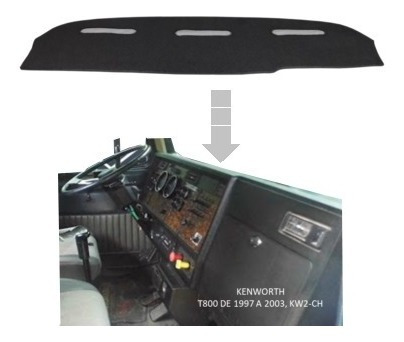 Cubretablero T 800 Kenworth  Bordado 1997 - 2003